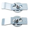 TAODAN 12PCS 66mm Silver Galvanised Steel Undercounter Mounted Sink Clamps