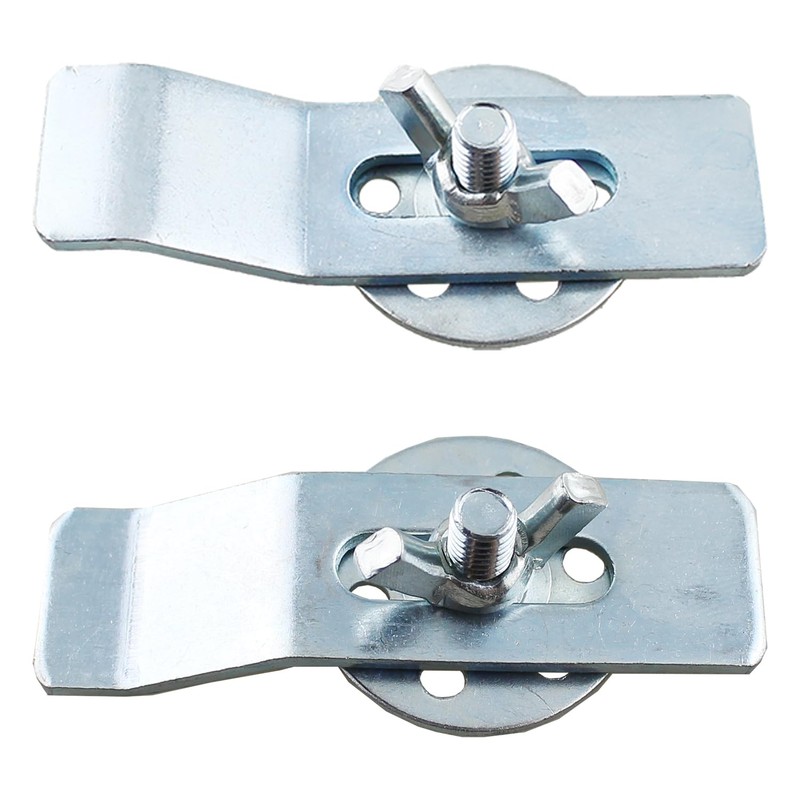 TAODAN 12PCS 66mm Silver Galvanised Steel Undercounter Mounted Sink Clamps