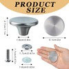 2-Pack Stainless Steel Dutch Oven Replacement Knob Handles, Universal Fit