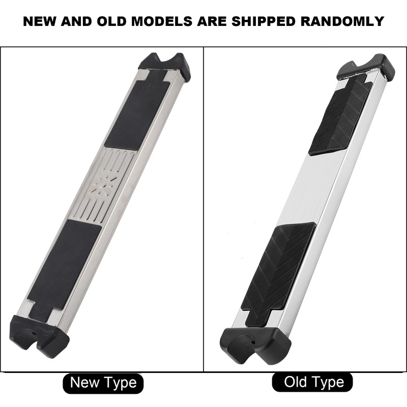 304 Stainless Steel Thickened Ladder Pedal with Non Slip Rubber