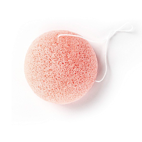 FReed Blue 100% Natural, Organic, Pink Rose Konjac Facial Sponge for Deep, Gentle, Cleansing and Exfoliation