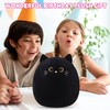 SQEQE Cat Plush Pillow Kawaii Stuffed Animal Fluffy Cartoon Cat