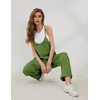 Lentta Women's Causal Jumpsuits V Neck Sleeveless Harem Overalls Stretchy