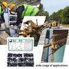 M3 M4 M5 M6 Screws Set, Countersunk Screws Nuts Set,