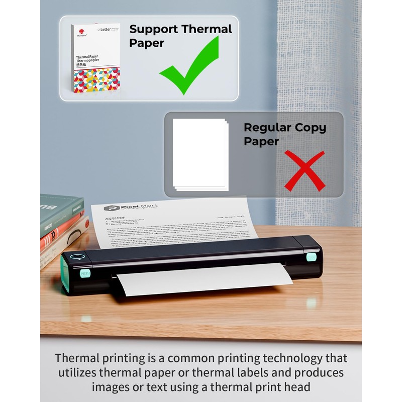 Phomemo M08F A4 Duplex Thermal Paper Compatible with Phomemo M08F