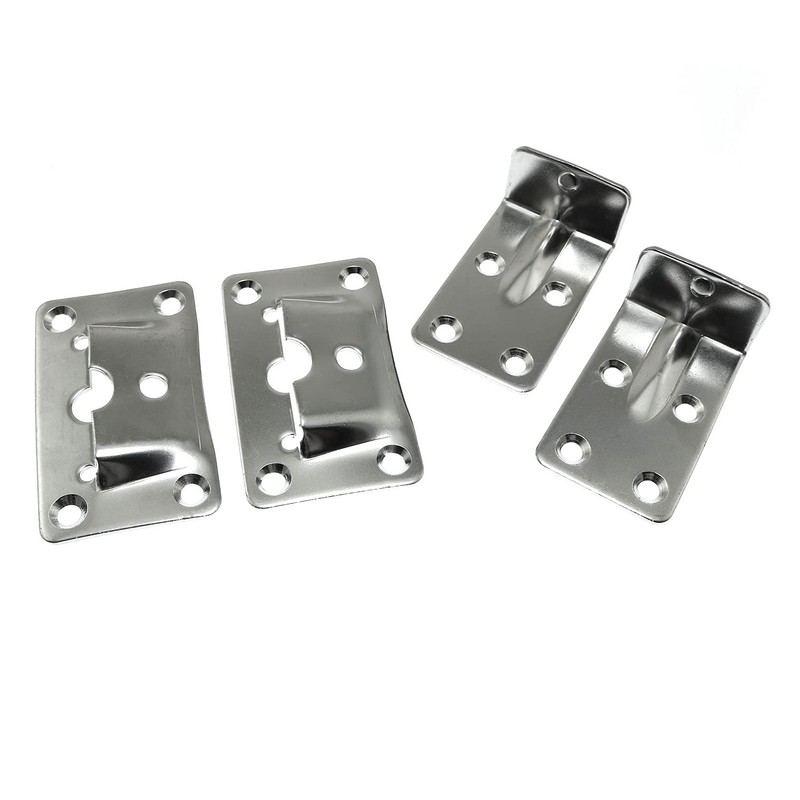 RLECS Table Bracket 2 Sets Stainless Steel Removable Table Support