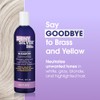 Shiny Silver Shampoo, especializado para cabellos rubios, amarillos, y platinados