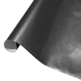 Blueshyhall Car Film, Car Film, Glossy Grey, Car Wrapping Film, Shiny Metallic Car Film with Air Channels, Tuning Film Interior Exterior for Car, Bicycle, Motorcycle (30 x 152 cm)