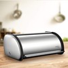 ENLOY Bread Box for Kitchen Counter, Stainless Steel Roll Top