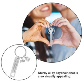 SOIMISS 2023 New Home Keychic House Warming Stainless Steel Keyring - New Home New Adventure Key Ring Range Graduation Gifts New House Keyring First Home, silver