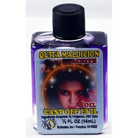 MW BRYBRADAN CAST Off Evil Spiritual Oil QUITA MALDICION ACEITE ESPIRITUAL -1/2 FL OZ 14.7ML