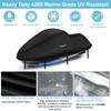 Jet Ski Cover Waterproof,Upgraded Heavy Duty 420D Jet ski Covers