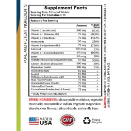 Sport Nutrition & Vitamins stress - STRESS NATURAL COMPLEX - blood pressure pills for men 3 BOT