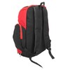 Basketball Backpack Black Red Multifunctional Large Capacity with Multiple Storage