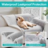 LiveGo Waterproof Dog Fleece, Washable Pet Blankets for Dogs, Soft