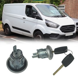FanPaYY Front Door Lock Barrel w/2 Key 1781417 1926219 for Transit MK8 Custom Tourneo Custom
