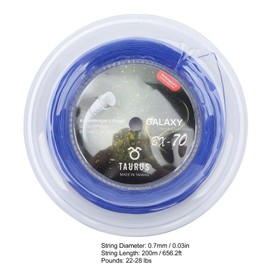 Badminton Racket String, 200 m 0.7 mm Badminton String, Highly Elastic Nylon Badminton Racket String Durability Badminton Cord BX70 Large Tray Badminton Racket Line for Badminton Repair Accessories