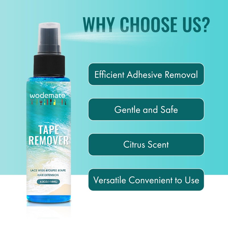 Tape in Extension Remover, Hair Extensions Tape & Adhesive Remover