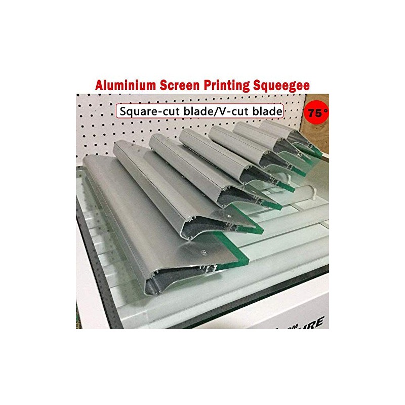 Aluminium Handle Rubber Blade Scraper Aluminium Silk Screen Printing Squeegee