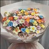 10 PCS 3D Flower Ceramic Tiles,1.6" Handmade Procelain Ceramic Flowers