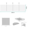HUIDUO Drawer and Shelf Liner - Non Adhesive, Non Slip,