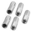 Sourcingmap 28mm Long Metal M8 Threaded Expansion Bolt Sleeve Anchors