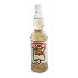 Lucky Tiger Barber Shop After Shave Bay Rum, Bay Rum 16 oz (Pack of 5)