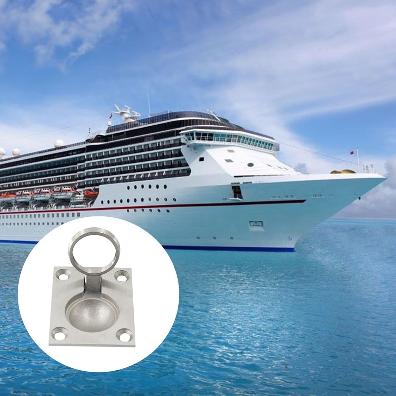 Adyoney 2Pcs 304 Stainless Steel 2" x 1.6" Square Boat