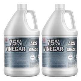75% Vinegar ACS Grade - 2 Gallons - High-Quality Acetic Acid for Industrial and Laboratory Use