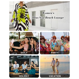Bsubseach Swim Cover Up for Women 2026 V Neck Kaftan Dresses Batwing Sleeve Maxi Beach Dress Mrs Roper Caftan Dresses Lime Green Flowers