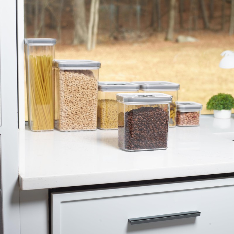 1.7 Qt Food Storage Container Rectangular, with Airtight Locking Seal,