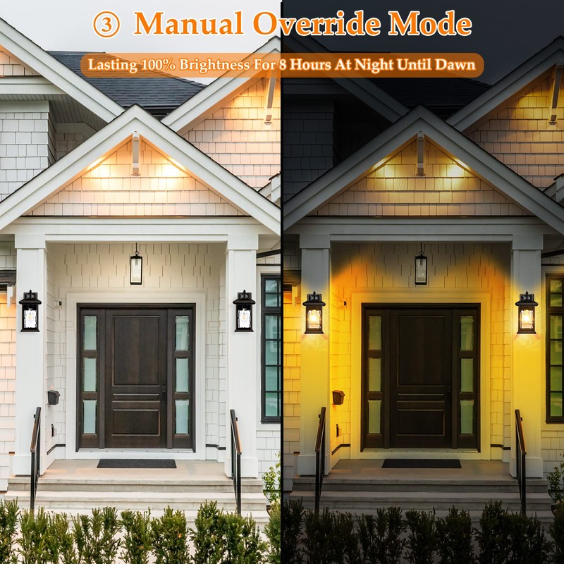 Motion Sensor Outdoor Lights - Retro Dusk to Dawn Outdoor