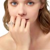 Jextech Anillo Nudo De Bruja Wiccan Celta Acero Amuleto Protección