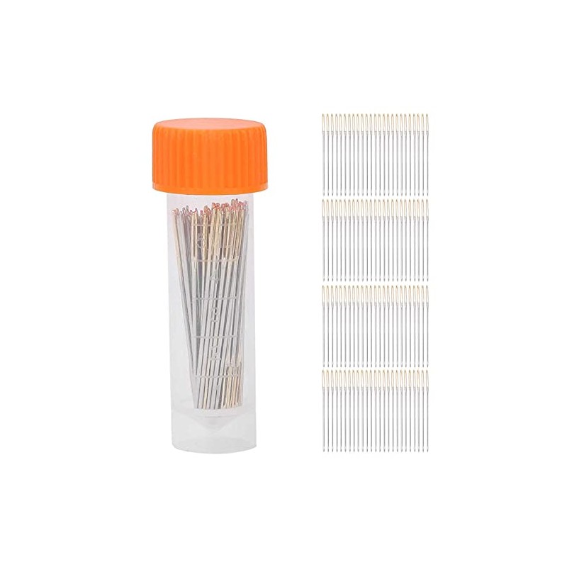 Agujas de Coser, Agujas de Punto de Cruz Duraderas Portátiles
