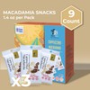 DELUXNUTS Macadamia Nuts, Hawaiian Coconut Flavor (9.5 Oz), Individual Pack