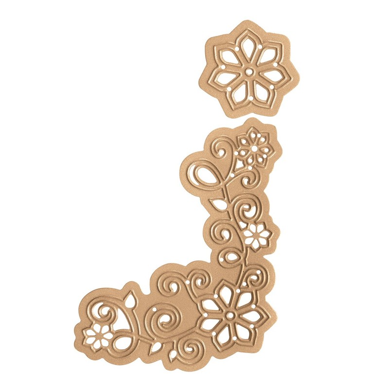 Spellbinders Shapeabilities Die D-Lites-Floral Corner 1