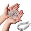 GYWHOOFT Wire Rope Thimble, M3, Stainless Steel Thimble Hardware Set,