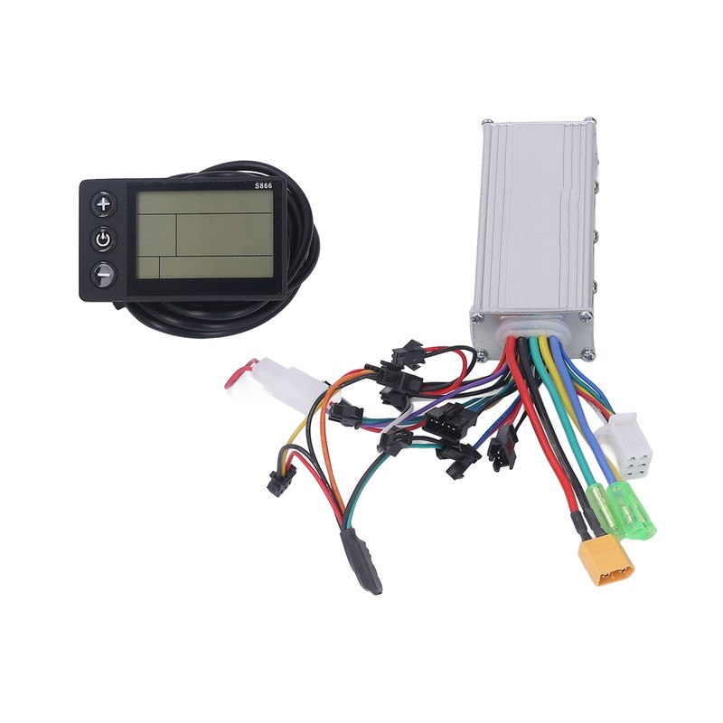 Bike Controller S866 LCD Display Replacement Brushless Controller Kit for