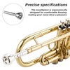 3 pcs Silver Trumpet Mouthpiece,3c 5c 7c Trumpet Accessories,Musical Instrument