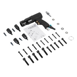 Fronimo Professional Riveting Machine M5, M6, M8, M10 Gun Heads, Air Rivet Nut Pull Setter Tool 0.12-0.47in Working Stroke with 4 Bearings for Automotive Aviation Railway Elevators
