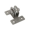 Heyous Bearing Four Hole Pulley Stainless Steel Roller Track Fixed