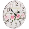 vidaXL Vintage Kitchen Wall Clock Flower 30cm Home Office Living
