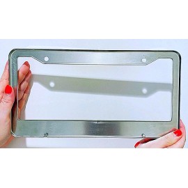 Unbranded Angry Bee Stainless Steel License Plate Frame