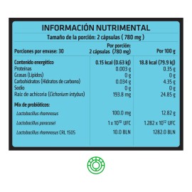 HEALTHADDICTION - Probióticos Florainmne - Refuerza el Sistema Inmune, Protege el Intestino y Promueve un Metabolismo Saludable - 60 Cápsulas - Fórmula con Lactobacillus y Prebióticos Naturales