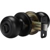 goldenwarm Black Interior Door Knobs, Matte Black Keyless Privacy Door
