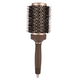 High quality Anion Anti static Round Hair Comb Salon Styling Brush Coffee(53mm)