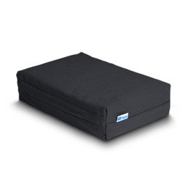 Yogan Head Cushion/Headpad (3") for Yoga/Pilates | Organic Cotton Outer Cover (Removable & Washable)| Inner Cover with Recycled Fiber Filling | 30cm X 20cmX 7.5cm (Charcoal Grey)