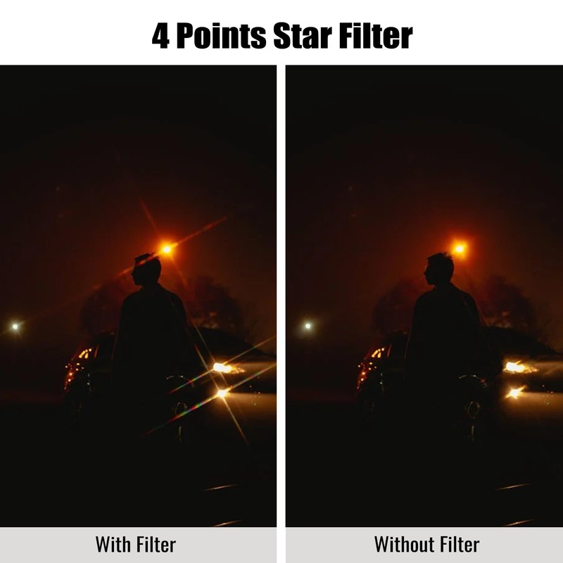 Walking Way Star Filter 40.5 mm Star Filter Set 4