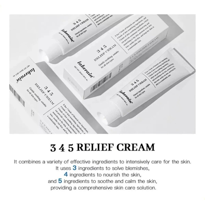 Crema 345 Relief | Crema Hidratante Facial Diaria | Blemi
