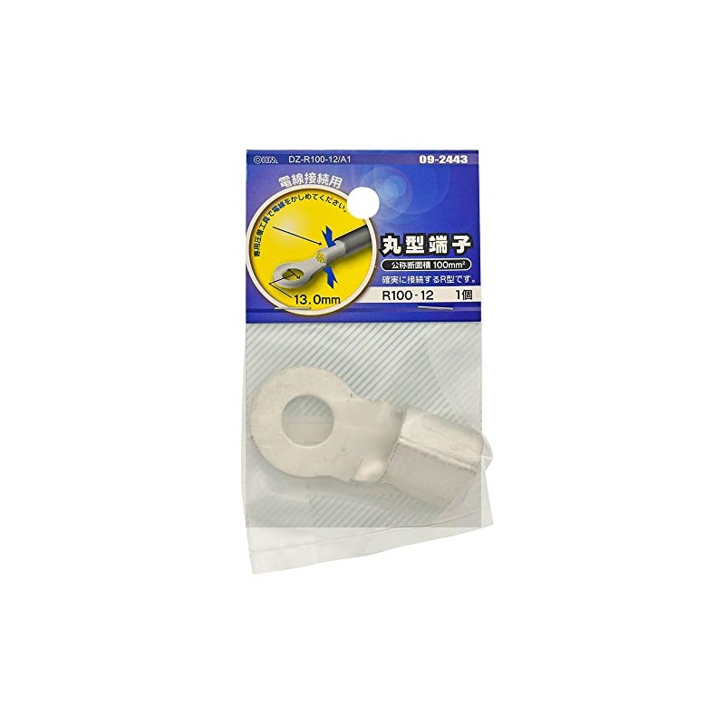Ohm Electric Round Terminal R100-12 1 Pack DZ-R100-12/A1 09-2443 OHM